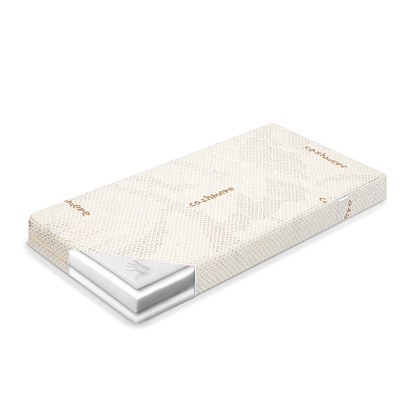 Dziecięcy materac New Baby CLASSY 120x60x12 cm Visco-pianka-HR pianka Cashmere