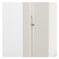 Łóżeczko dla dzieci New Baby POLLY Zebra z opuszczalnym bokiem białe