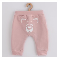 Niemowlęce spodnie dresowe i bluza New Baby Animals Bear old pink