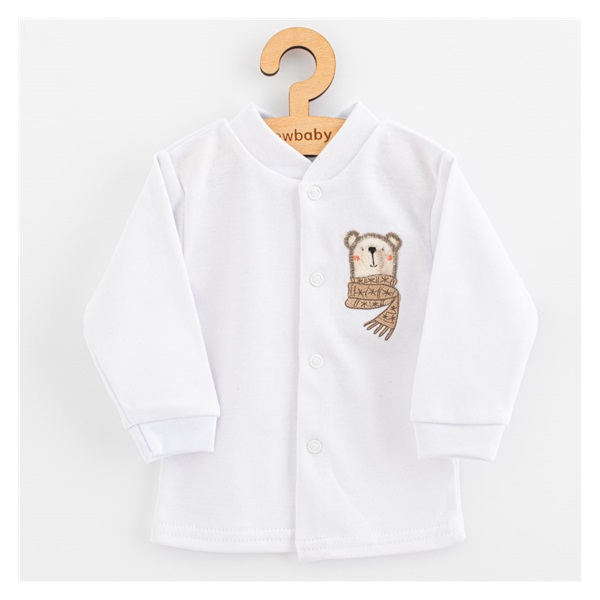 Niemowlęcy bawełniany kaftan New Baby Polar Bear