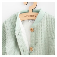 Kaftanik muślinowy dla niemowląt New Baby Comfort clothes szałwa