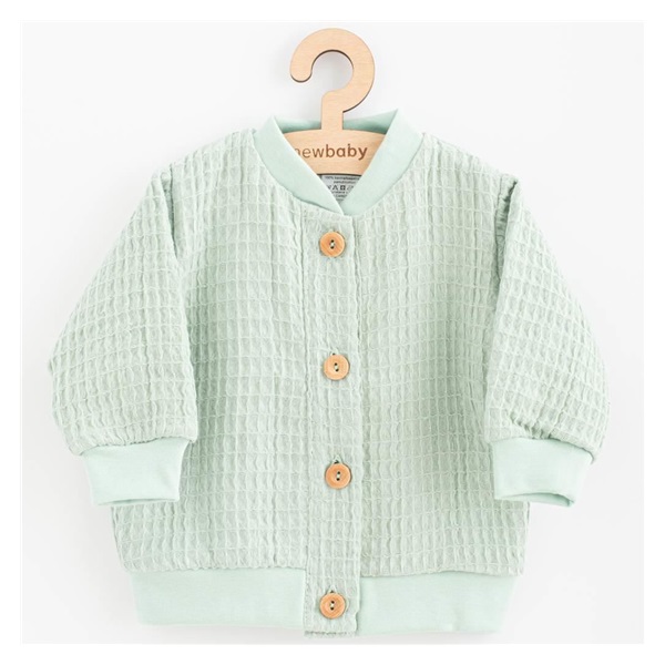 Kaftanik muślinowy dla niemowląt New Baby Comfort clothes szałwa