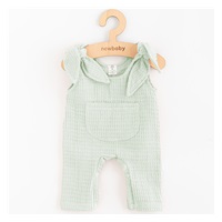 Ogrodniczki muślinowe dla niemowląt New Baby Comfort clothes szałwa
