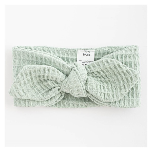 Opaska muślinowa dla niemowląt New Baby Comfort clothes szałwa