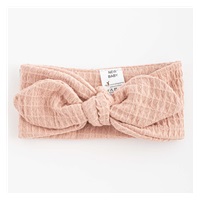 Opaska muślinowa dla niemowląt New Baby Comfort clothes różowy