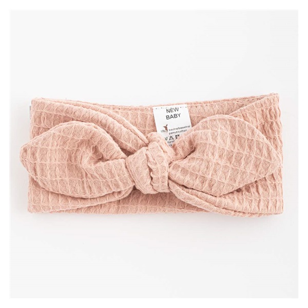 Opaska muślinowa dla niemowląt New Baby Comfort clothes różowy