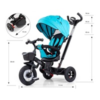Rowerek Milly Mally Movi black-mint