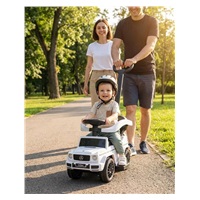 Dziecięcy jeździk z rączką Mercedes Benz G-ClassBaby Mix biały