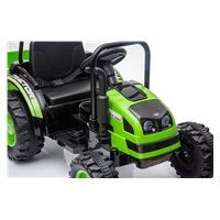 Traktor elektryczny Baby Mix green