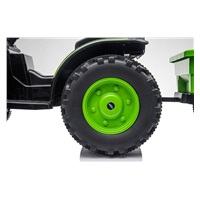Traktor elektryczny Baby Mix green