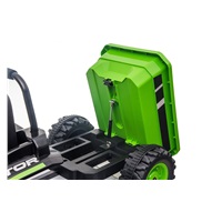 Traktor elektryczny Baby Mix green
