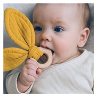 Gryzak dla niemowląt New Baby Bird mustard