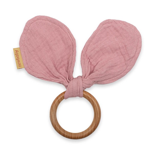 Gryzak dla dzieci New Baby Ears pink