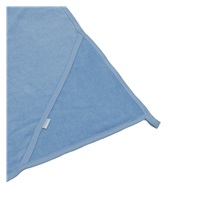 Okrycie kąpielowe frotte z kapturkiem New Baby Comfortably 80x80 cm blue