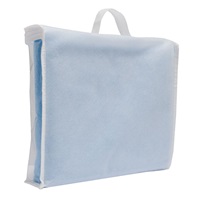 Okrycie kąpielowe frotte z kapturkiem New Baby Comfortably 100x100 cm blue