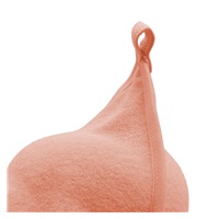 Okrycie kąpielowe frotte z kapturkiem New Baby Comfortably 100x100 cm pink