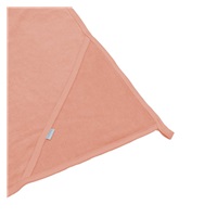 Okrycie kąpielowe frotte z kapturkiem New Baby Comfortably 100x100 cm pink