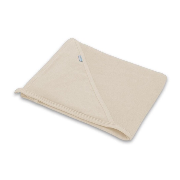 Okrycie kąpielowe frotte z kapturkiem New Baby Comfortably 100x100 cm beige