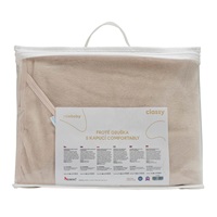 Okrycie kąpielowe frotte z kapturkiem New Baby Comfortably 100x100 cm beige