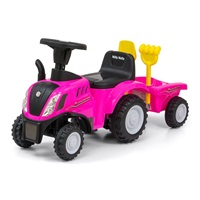 Jeździk NEW HOLLAND T7 TRAKTOR Milly Mally różowy
