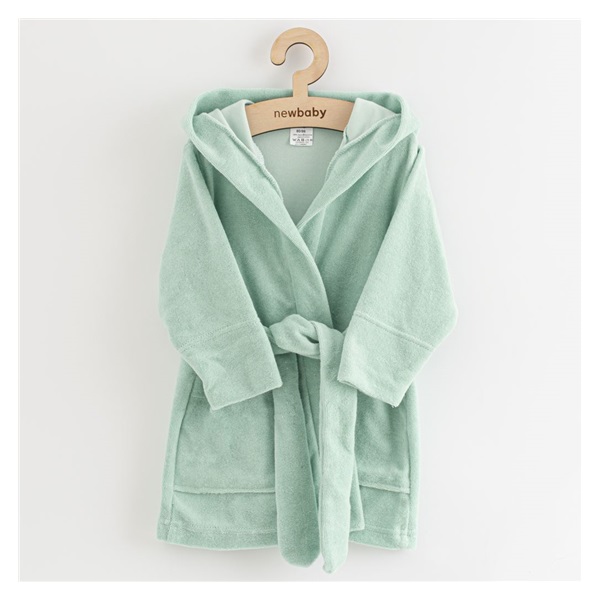 Dziecięcy frotte szlafrok New Baby Comfortably mint