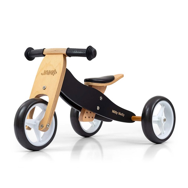 Pojazd Milly Mally 2w1 JAKE Classic Black