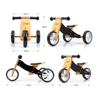 Pojazd Milly Mally 2w1 JAKE Classic Black