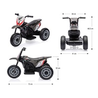 Pojazd na akumulator Milly Mally Honda CRF 450R szary
