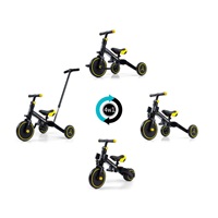 Rowerek Milly Mally 4w1 Optimus Plus z rączką black