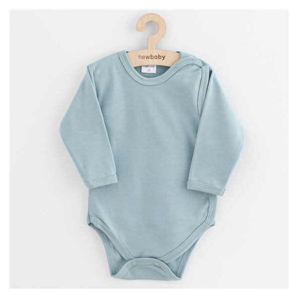 Niemowlęce całorozpinane body New Baby Classic II ciemno miętowe