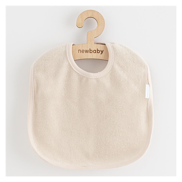 Dziecięcy frotte śliniak New Baby Comfortably beige