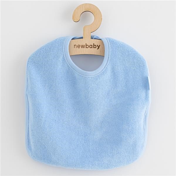 Dziecięcy frotte śliniak New Baby Comfortably blue