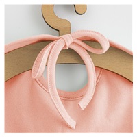 Dziecięcy frotte śliniak New Baby Comfortably pink