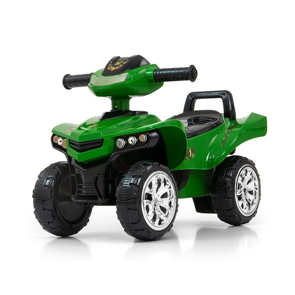 Dziecięcy jeździk z dźwiękiem Quad Milly Mally Monster Military