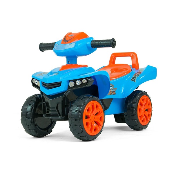 Dziecięcy jeździk z dźwiękiem Quad Milly Mally Monster Blue
