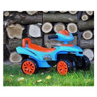 Dziecięcy jeździk z dźwiękiem Quad Milly Mally Monster Blue