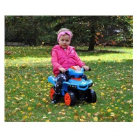 Dziecięcy jeździk z dźwiękiem Quad Milly Mally Monster Blue