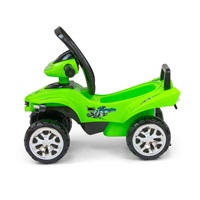 Dziecięcy jeździk z dźwiękiem Quad Milly Mally Monster Green