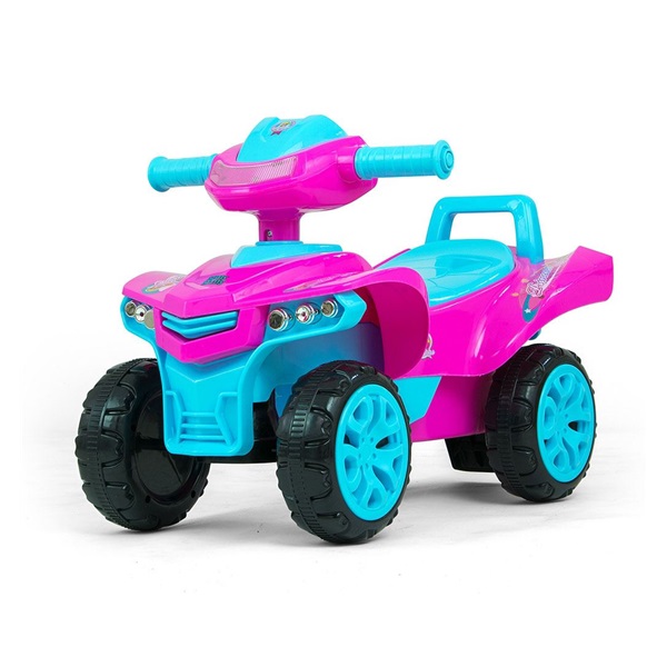 Dziecięcy jeździk z dźwiękiem Quad Milly Mally Monster Pink