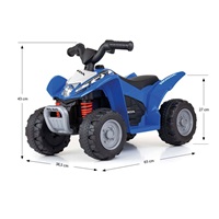 Pojazd na akumulator Quad Milly Mally Honda ATV niebieski
