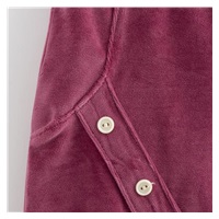 Niemowlęce welurowe spodnie New Baby Suede clothes różowo fioletowy