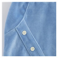 Niemowlęce welurowe spodnie New Baby Suede clothes niebieski