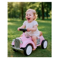 Dziecięcy jeździk Baby Mix Retro różowy