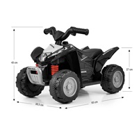 Pojazd na akumulator Quad Milly Mally Honda ATV czarny