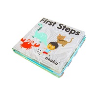 Pierwsza książeczka edukacyjna do kąpieli z piszczkiem Akuku First Steps