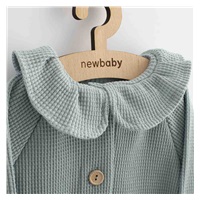 Niemowlęcy kaftanik zapinany na guziki  New Baby Luxury clothing Laura szary