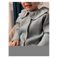Niemowlęcy kaftanik zapinany na guziki  New Baby Luxury clothing Oliver biały