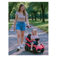 Dziecięcy jeździk z rączką Baby Mix Speed czerwony