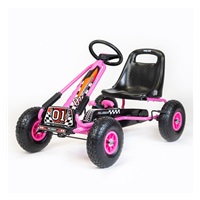 Dziecięcy Gokart na pedały Baby Mix Razor różowy