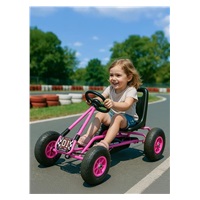 Dziecięcy Gokart na pedały Baby Mix Razor różowy